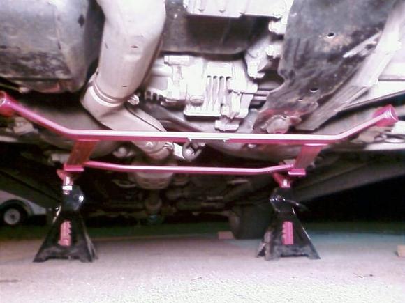 Made some room for a nice new big shiny downpipe!