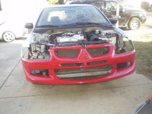 before sanded and primer