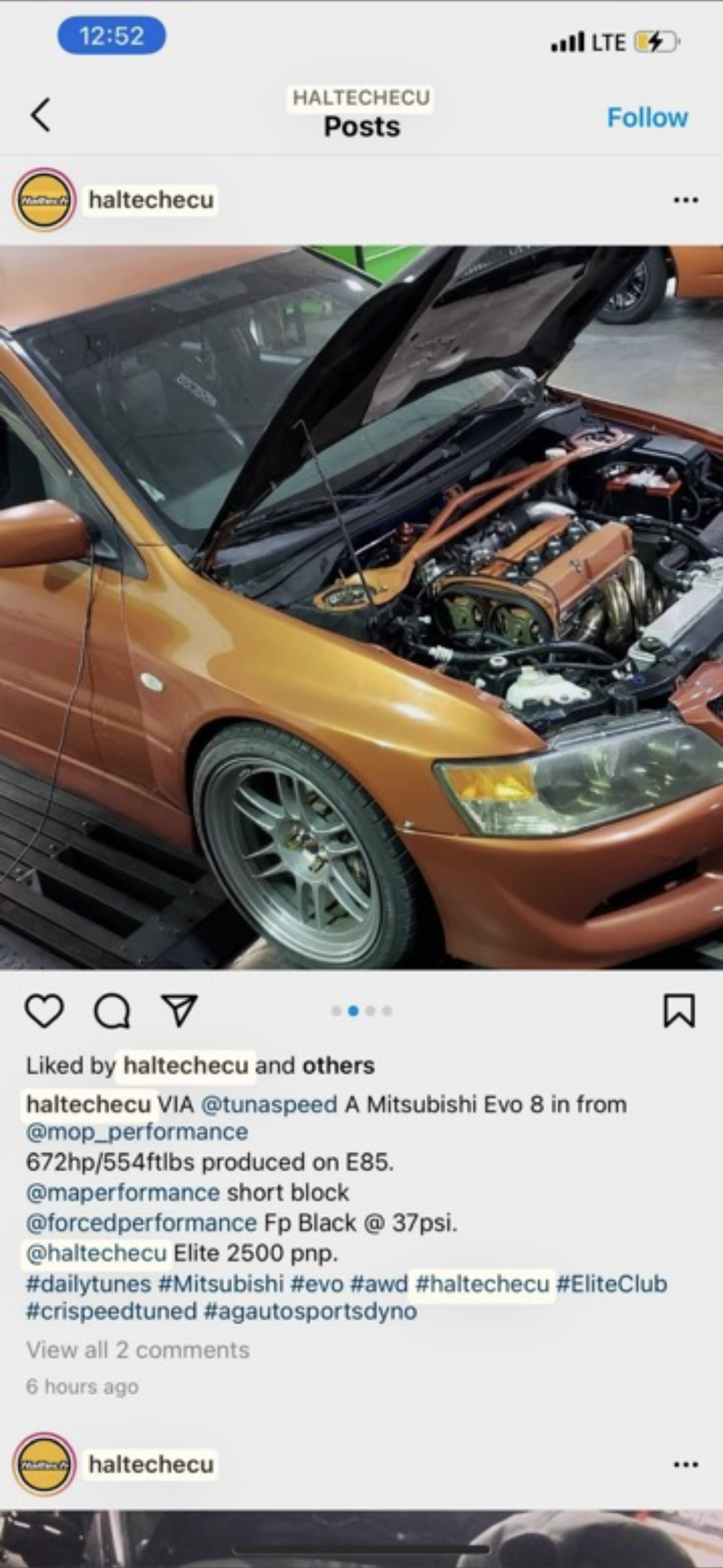 2003 Mitsubishi Lancer Evolution - 2003 Mitsubishi Evolution 8 Built Engine/Heads - Used - VIN JA3AH86F03U090057 - 1,000 Miles - 4 cyl - AWD - Manual - Sedan - Orange - Miami, FL 33131, United States