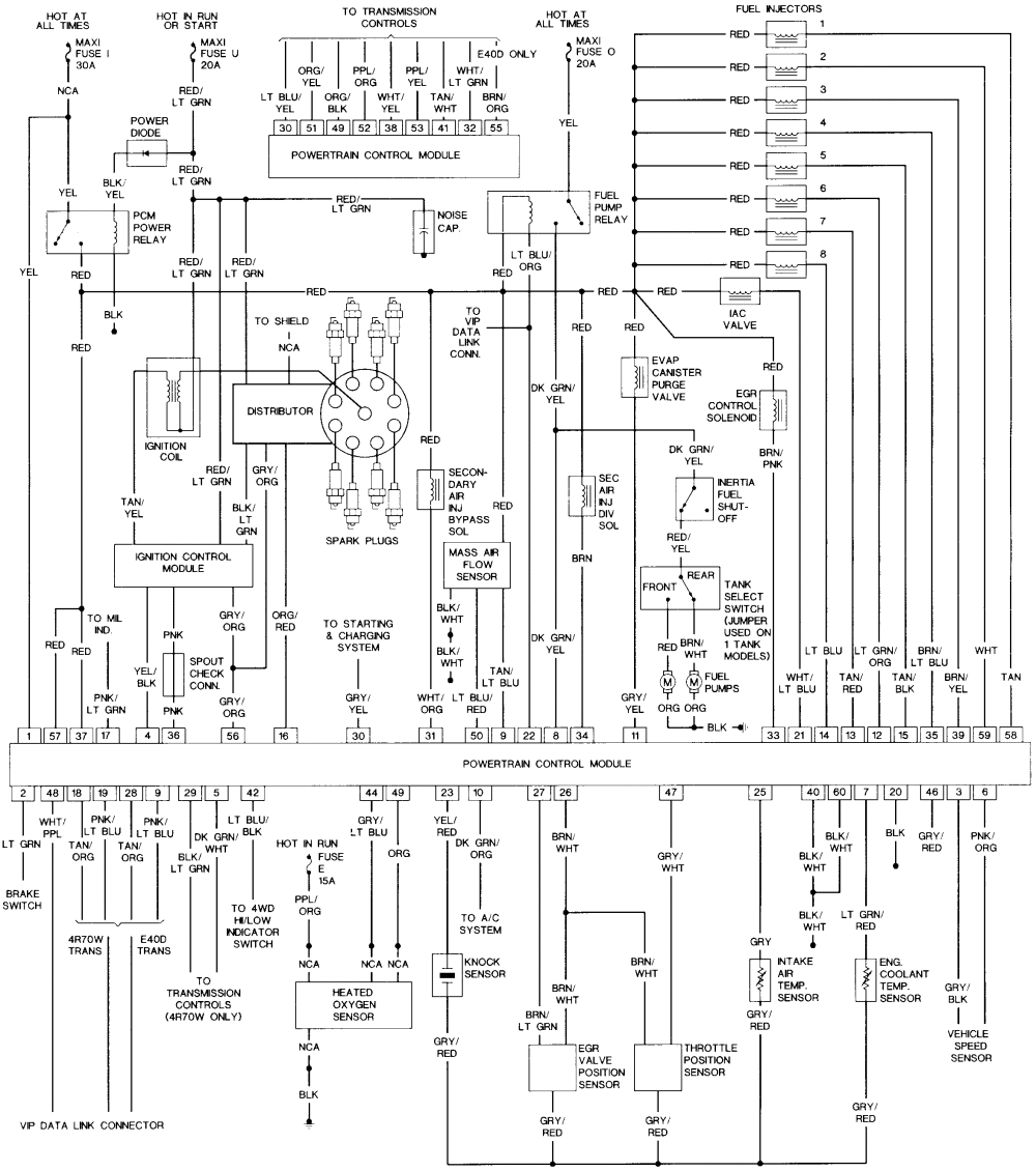 92 mustang radio wiring diagram  | 1396 x 1535