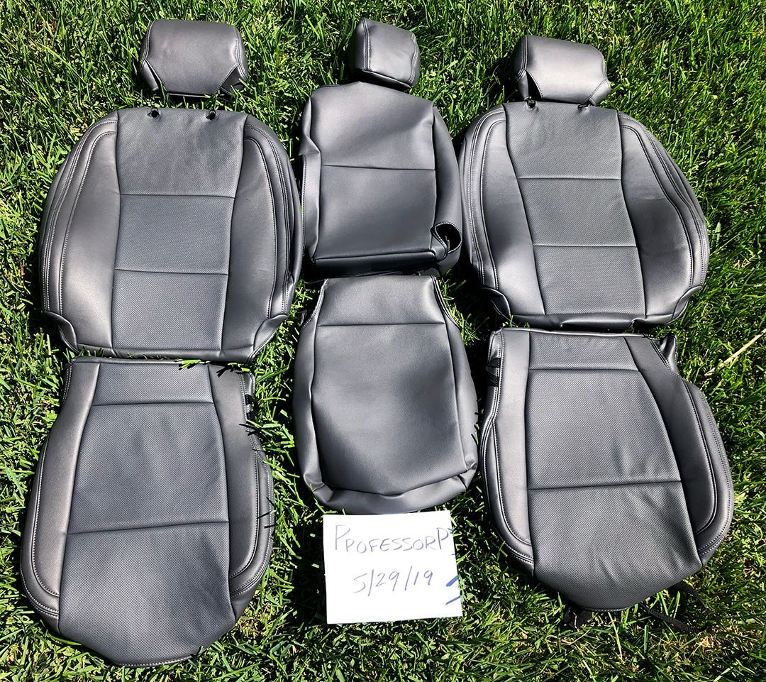 SOLD...FS Clazzio Super Crew Leather Seat CoversGray Ford F150
