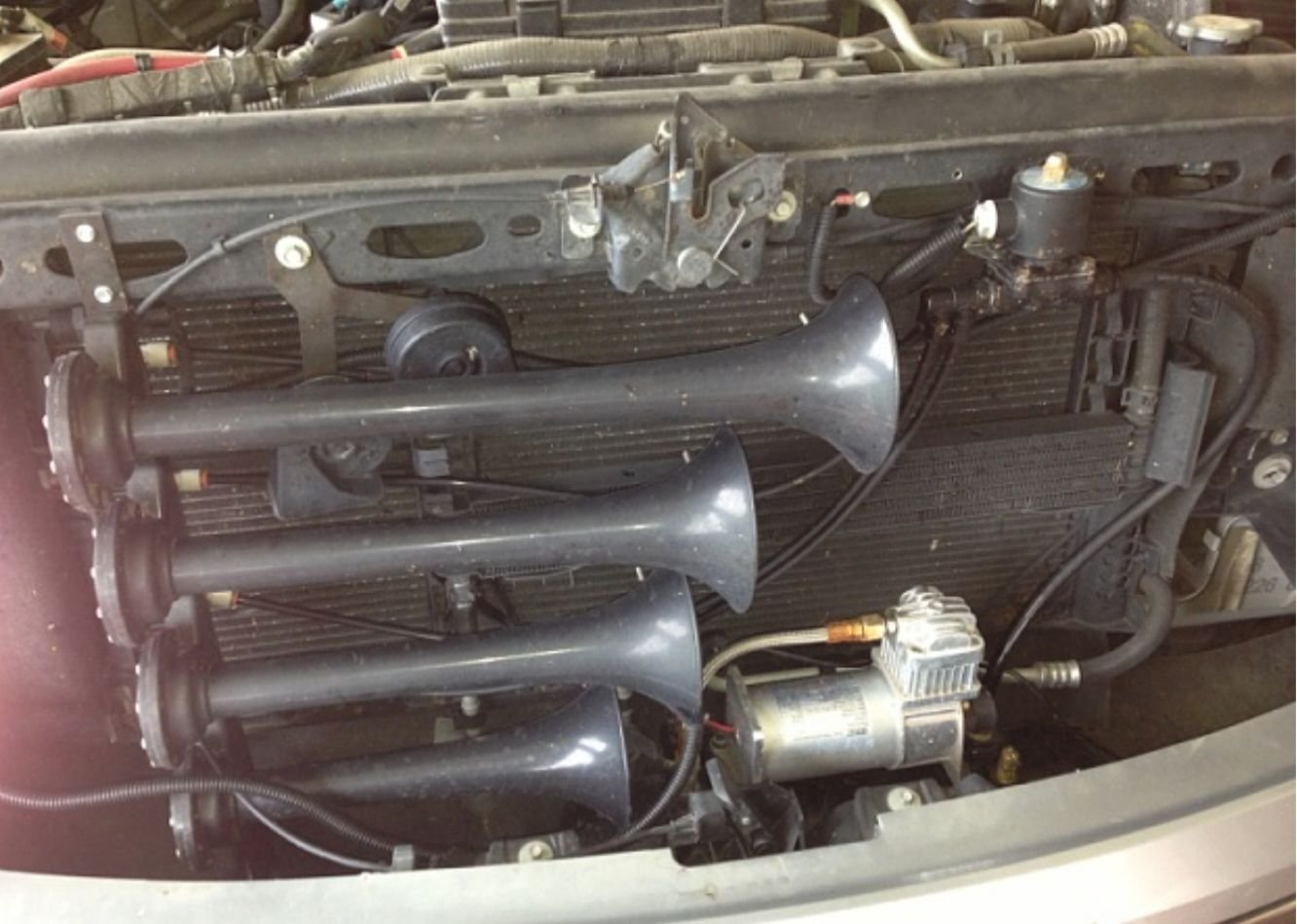 Hornblasters train horn install Ford F150 Forum Community of Ford