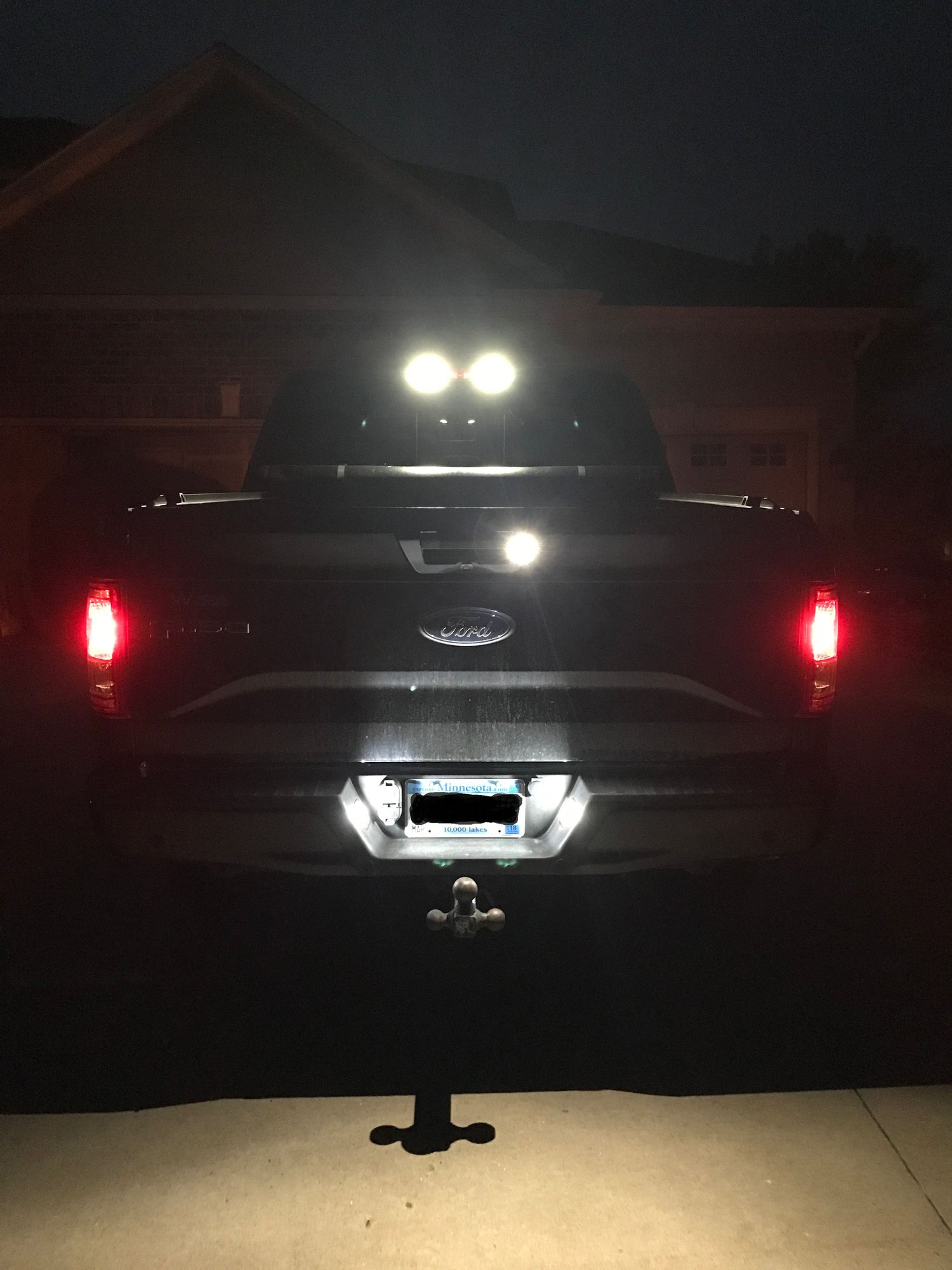 Licence Plate lights upgraded to LED (and showing off custom plates