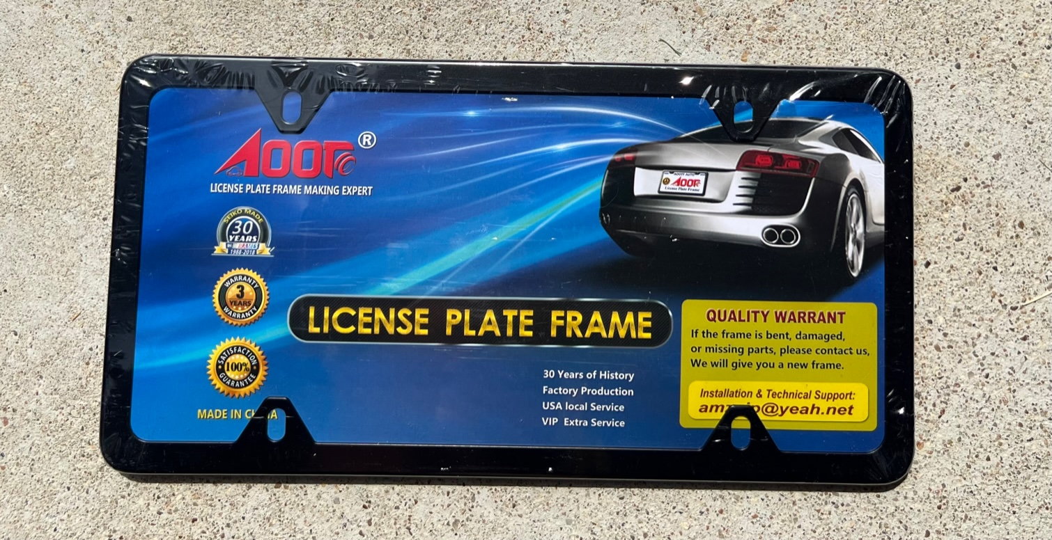 REQUEST: Guide to installing front license plate bracket