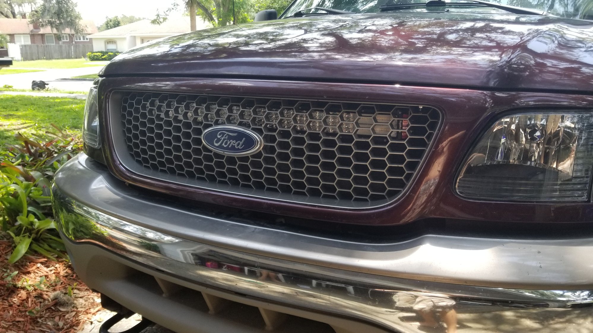 32" light bar behind grille 2002 SuperCrew Ford F150 Forum