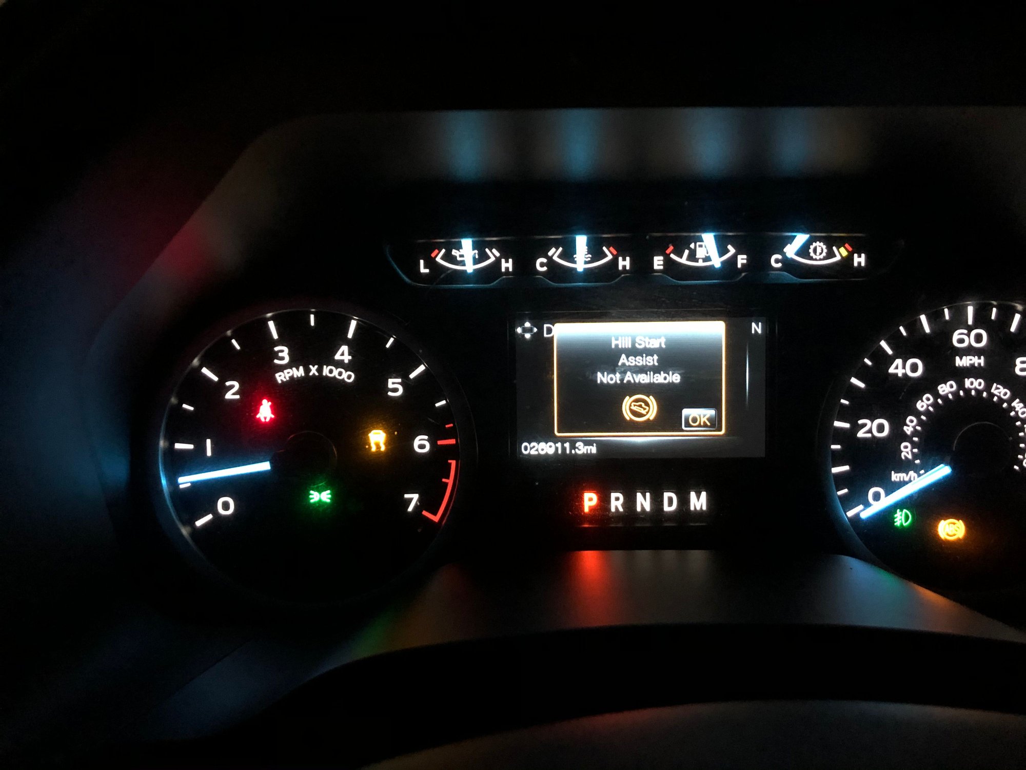 Ford F150 Service Advancetrac Message