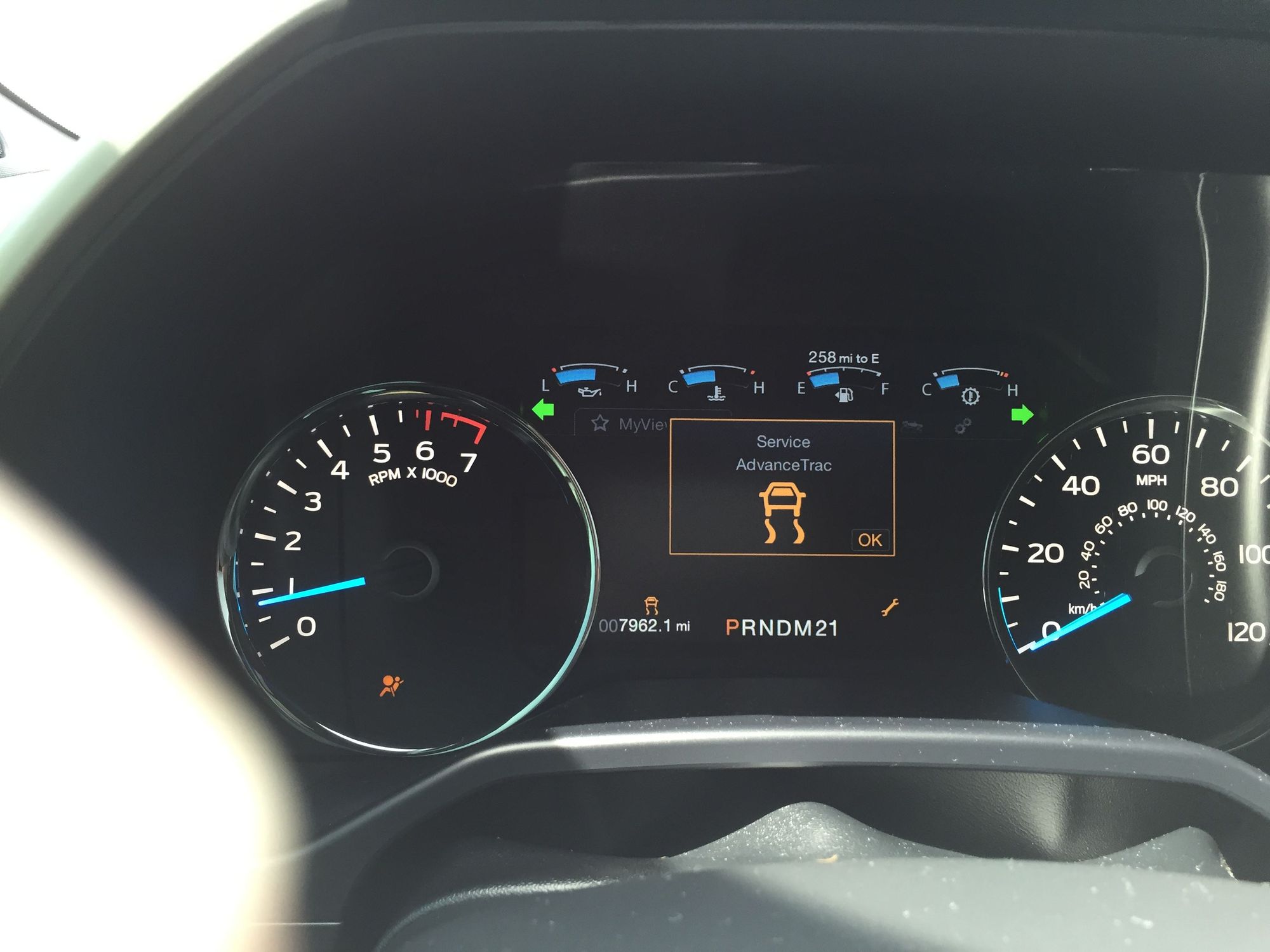 Ford F150 Advancetrac Warning