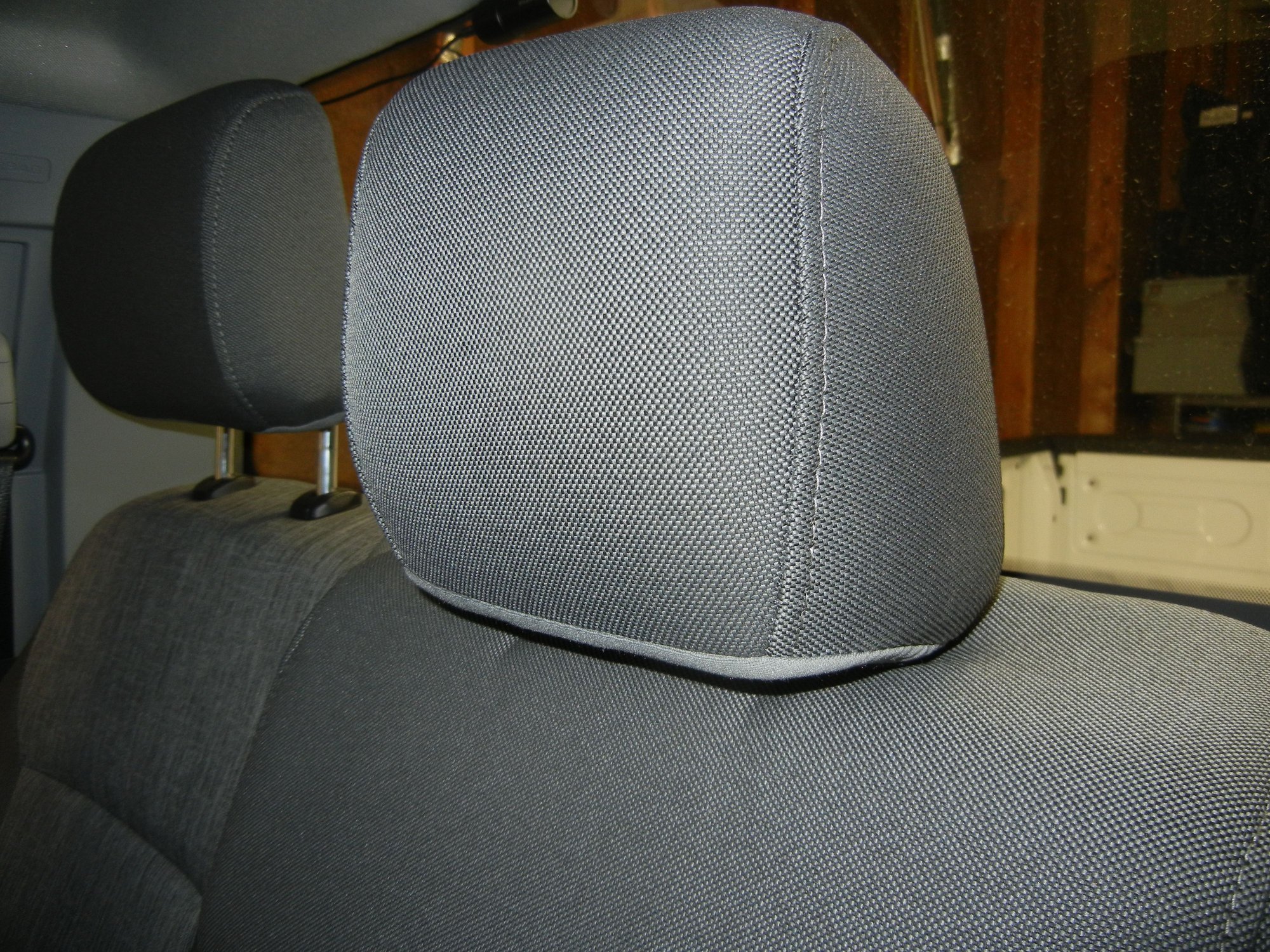 'Bench' 40/20/40 center seat headrest backwards? Ford F150 Forum
