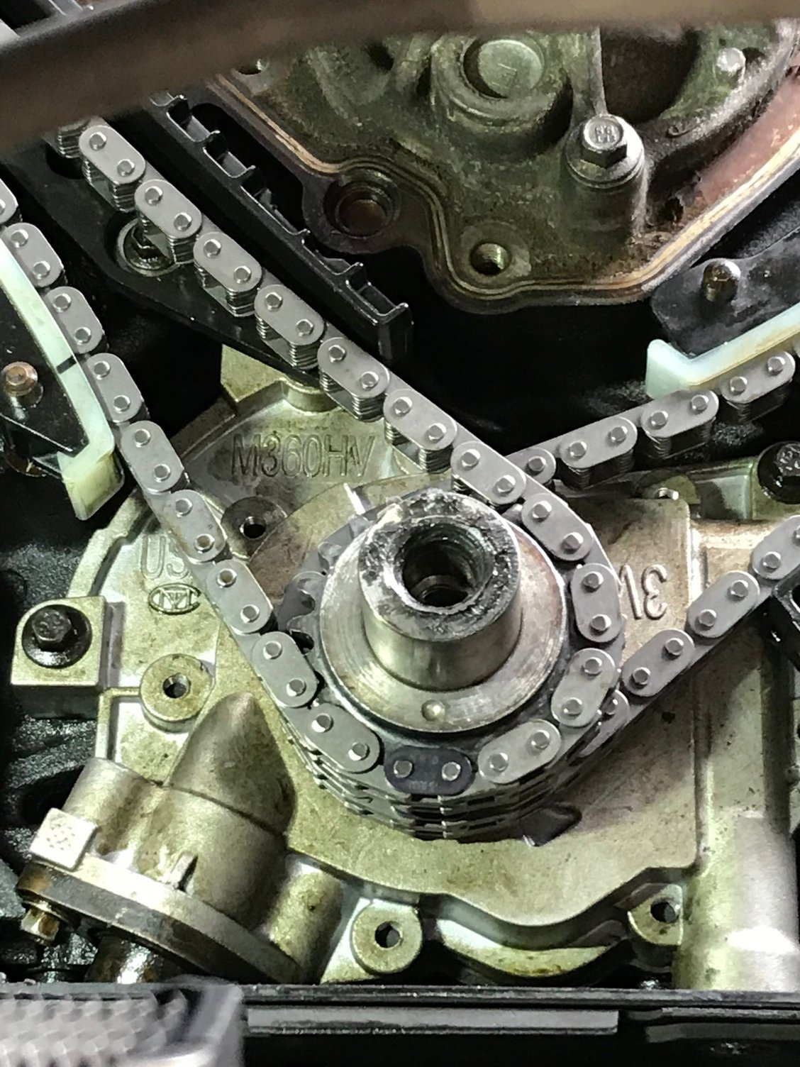 2004 f150 5.4 3v Timing Job - Cylinder 8 Exhaust roller ...