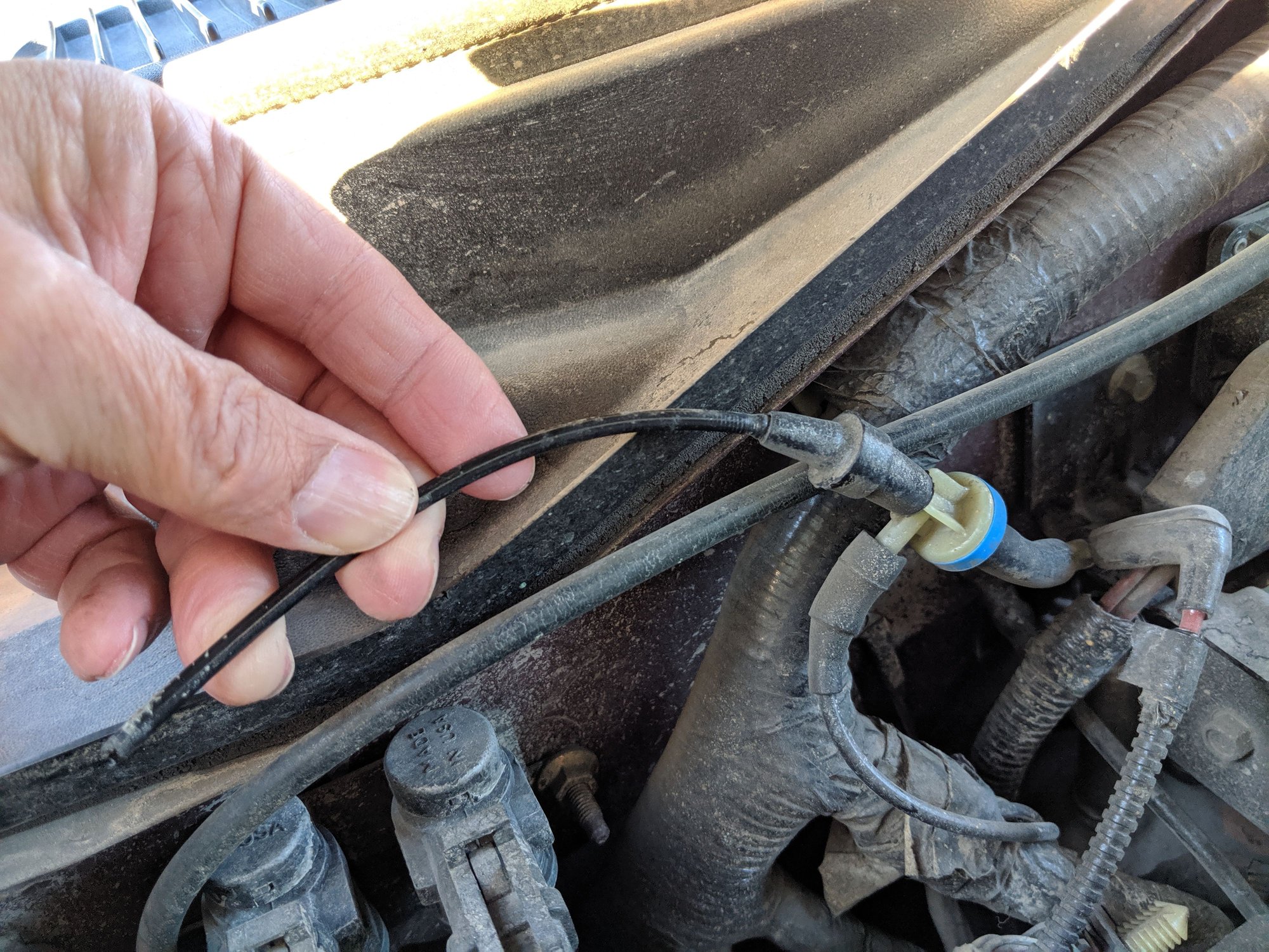 vacuum line for hubs probably Ford F150 Forum Community of Ford