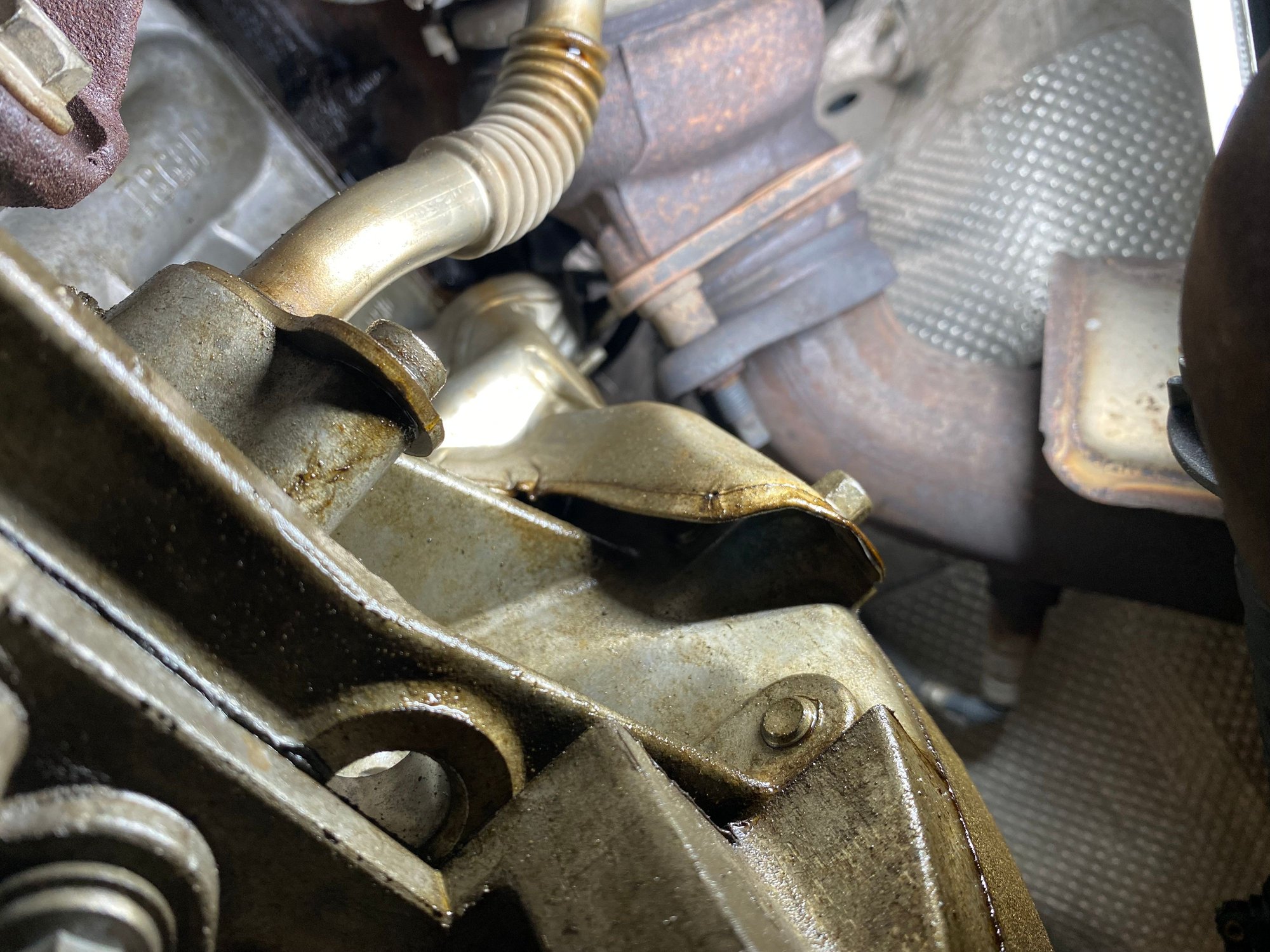 Oil or coolant leaking Turbocharger LH??? Ford F150 Forum Community