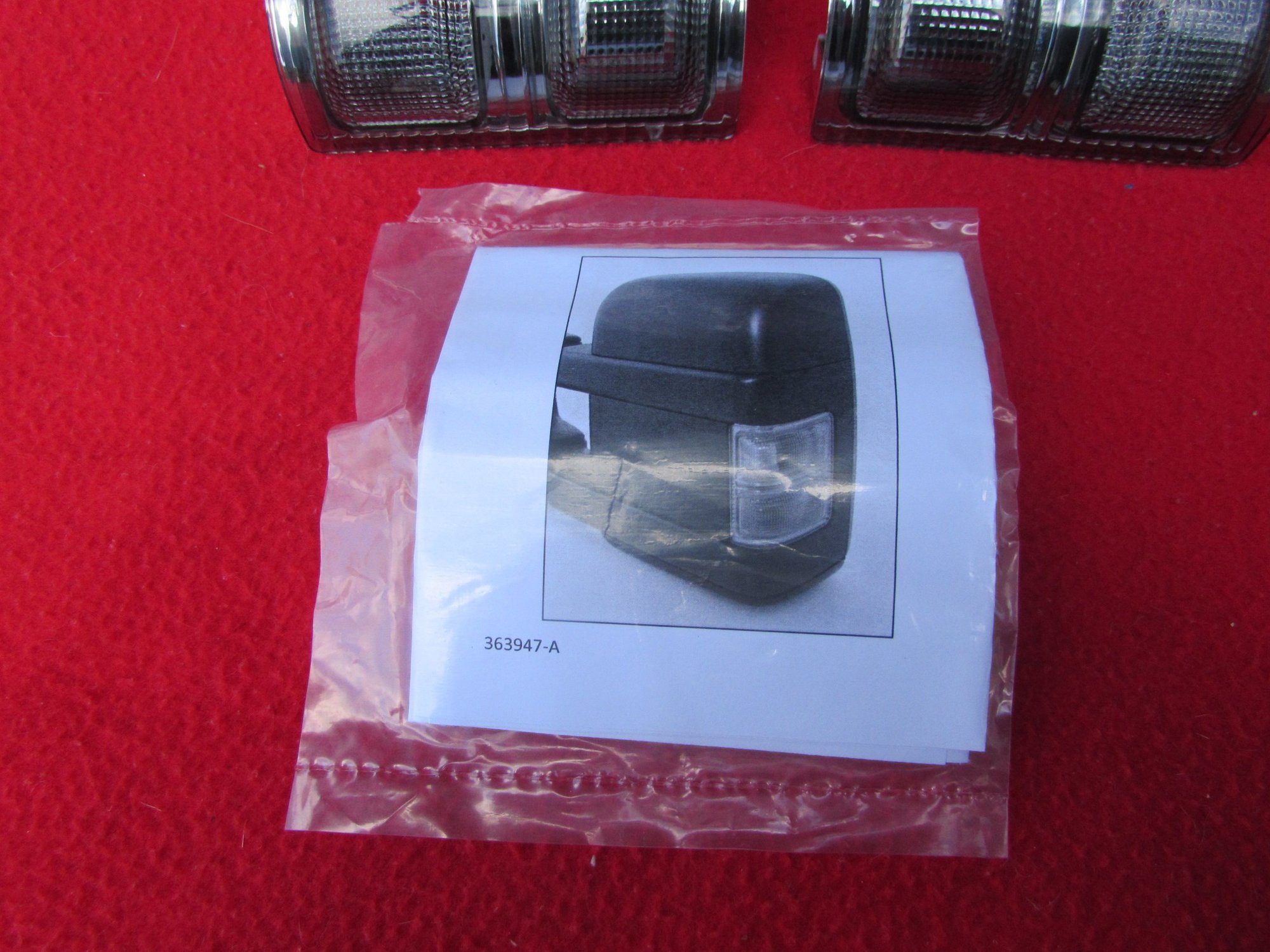 Southwest Powerscope Tow Mirror Smoked Turn Signal Lenes Ford F150