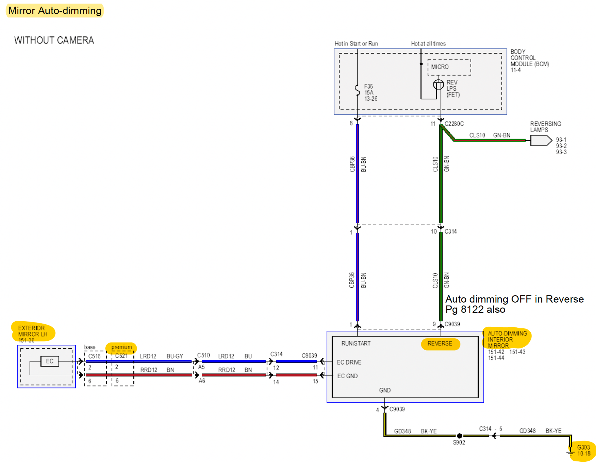 rear view mirror not dimming Ford F150 Forum Community of Ford