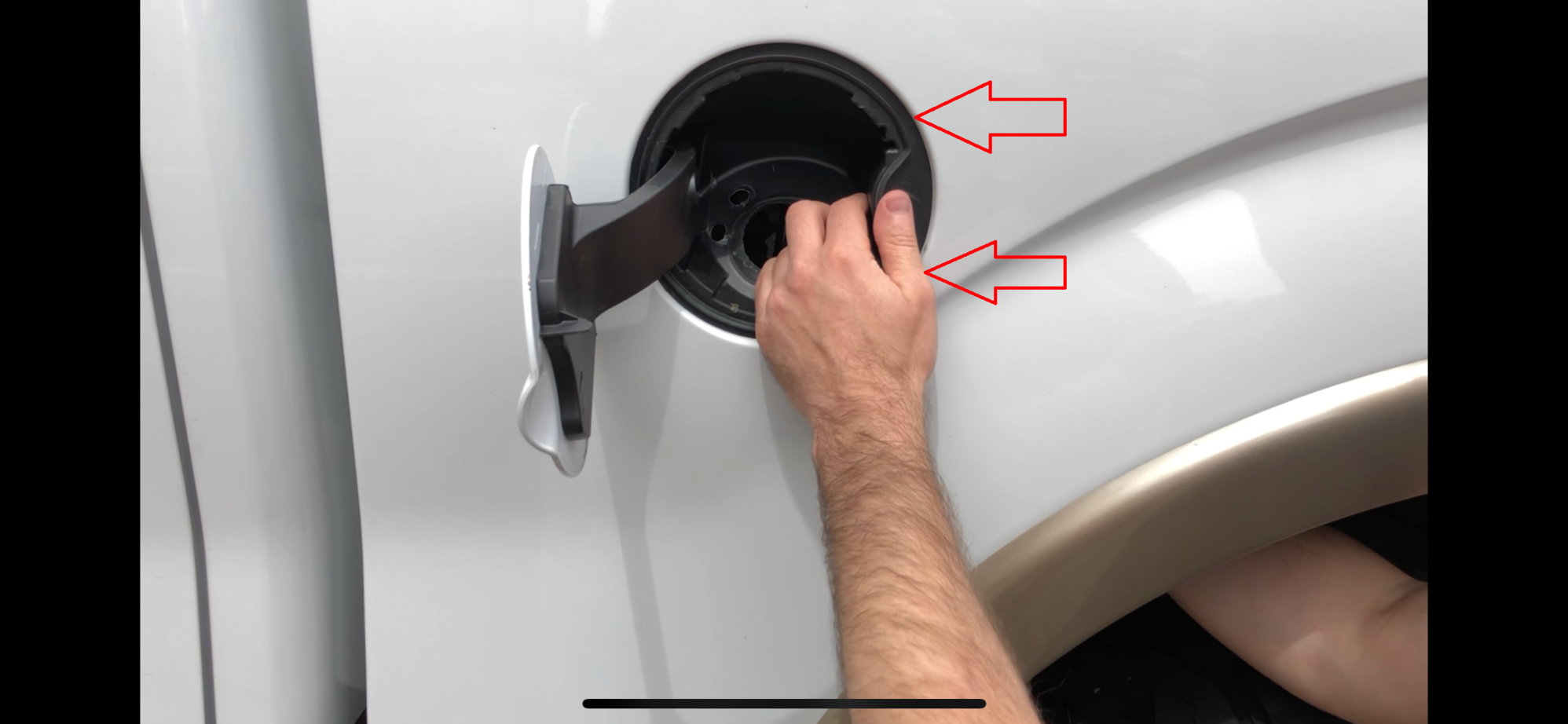 Fuel door/Gas Cap Upgrade/Repair after plastic snapped Ford F150 Forum Community of Ford