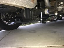 Installed the hell-wig 1" rear sway bar