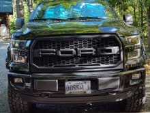 Finally got my new grill installed. Put New LED lights in it before putting it in.