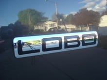 My LOBO emblem...Means F150 in spanish