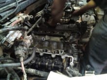 This side of the engine was dry when i took the valve cover off