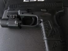 xdm .40 compact with tac light
