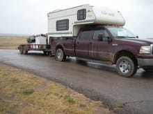 Just got done driving down a clay road in Wyoming's Thunder Basin National Grasslands in 4x4 low. Took hour and half to go 15 miles. Never had a truck and trailer sideways so much.