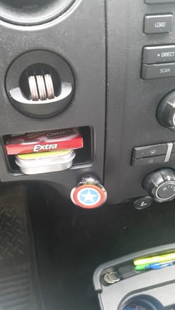Simple Captain America magnet.