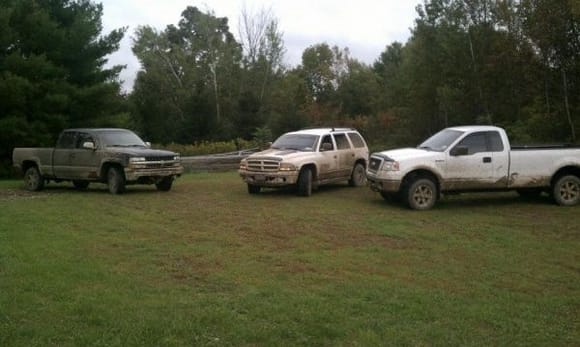 muddy trucks .... and a durango :)