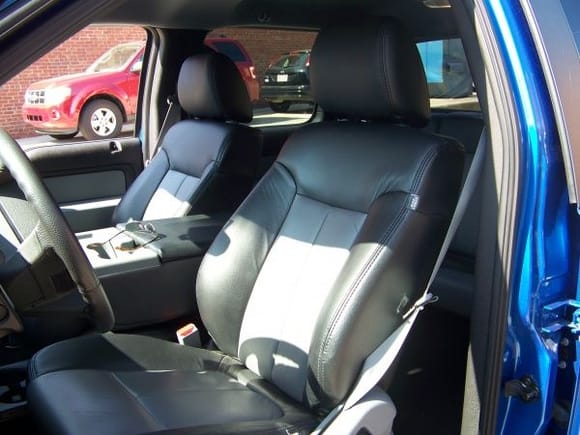 Katzkin leather w/heated front seats