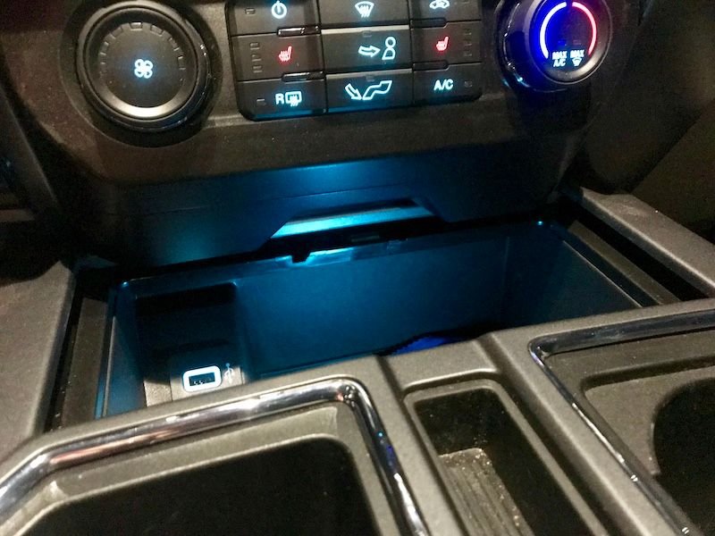 Console cubby drawer lid thingy is stuck open. Ford F150 Forum