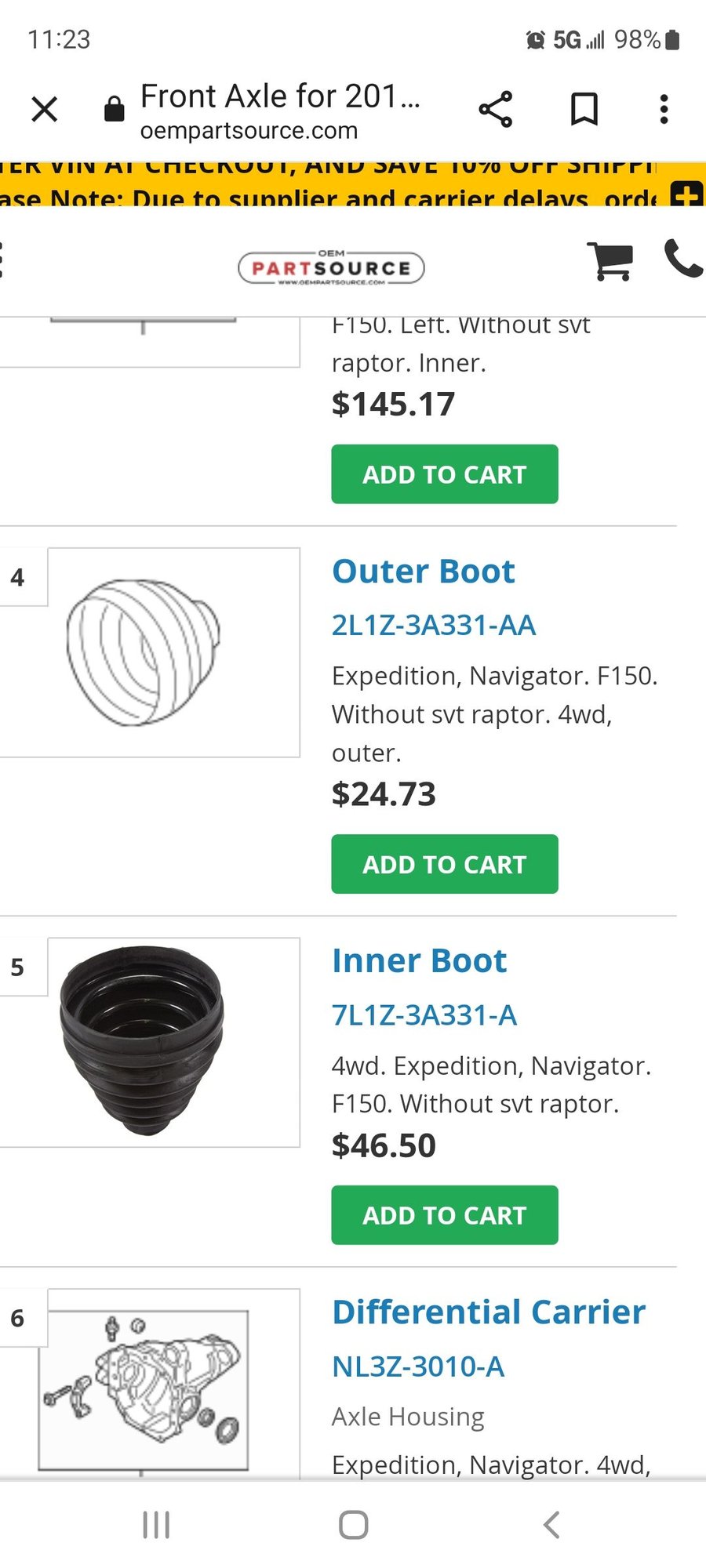 Front drive shaft boot breaking 4inch lift Ford F150 Forum