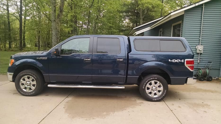 Fiberglass cap (Leer 100R for 20042008) on 2013 SuperCrew Ford F150 Forum Community of Ford