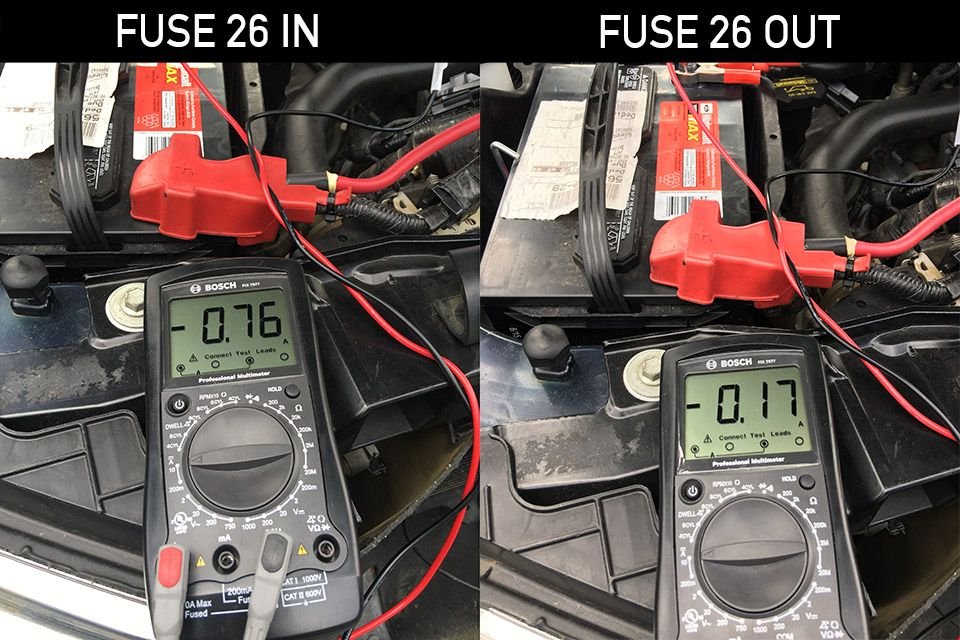 .77mA draw, draining battery over 2 3 days Page 2 Ford F150 Forum