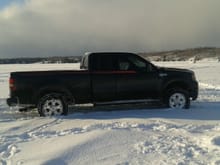 On the lake December 2013 with 18" BFG's on 2010 FX4 rims