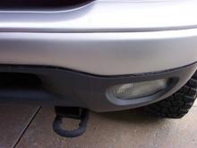 drivers side front bumper, done