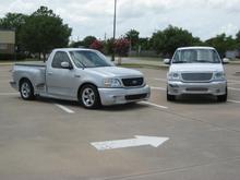 2001 Ford Lightning and 2002 Ford Supercrew