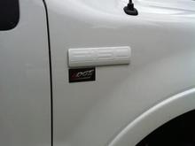 The edge sticker is gone now, kinda threw off the whited out thing.