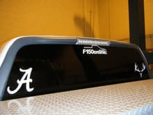new f150online and alabama A decal