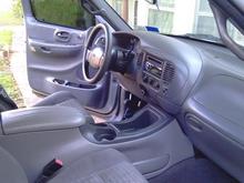 Center console installed