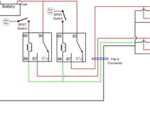 auto power down relays with lamps unplugged