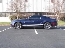 2010 Shelby GT500 Kona Blue coupe