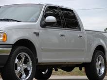 Clean. These tires/rims weigh 105 lbs a piece!!!