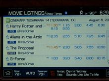 Sirius Travel Link Movie Listings