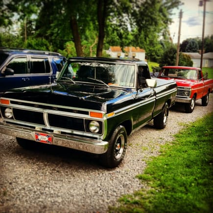 My 77 F100 and parents 1974 F250
