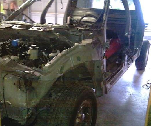 Donor getting broken down.