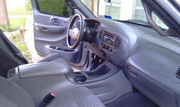 Center console installed