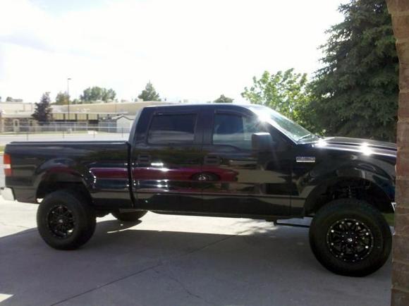 New tires and wheels!  The chrome Jesters are for sale!