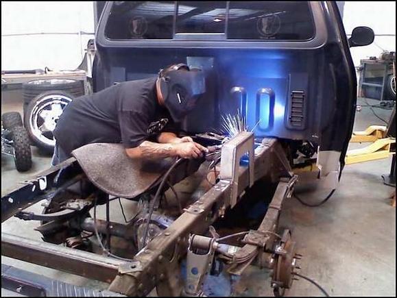 welding on c notch.