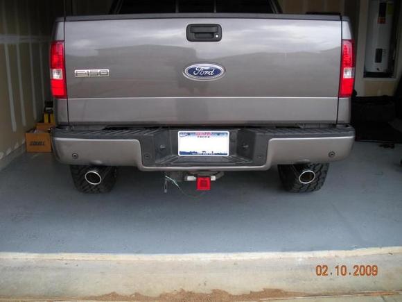 Finished shot from rear