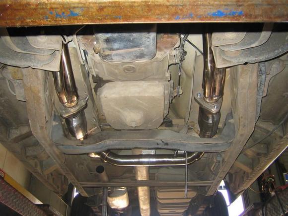 this picture is after putting high flow cats on! picked up torque and fuel mpg!