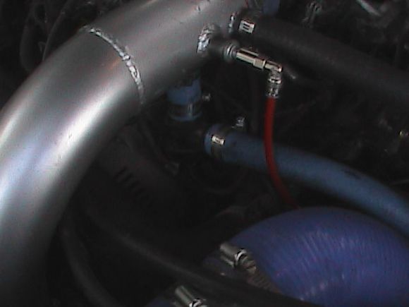 bov,soon to be upgraded to a much beter stock looking unit,snow water/methnol/nitromethan jet,fresh air inlet tube