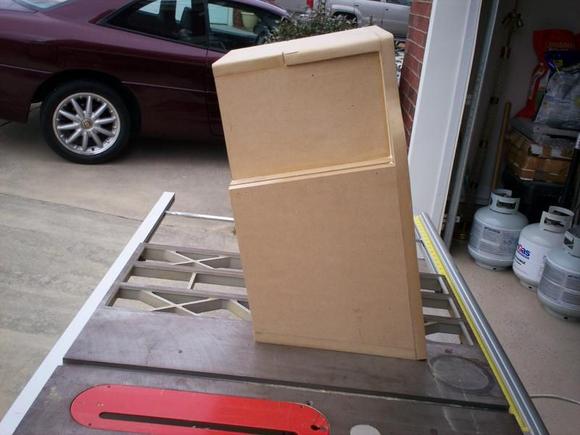 side view 
Description:  notice the bevel of the front edge to match the seat contour.